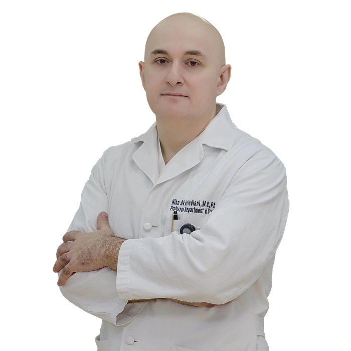 Ника Джумберович Ахвледиани - Врач–уролог-андролог, доктор медицинских наук, профессор кафедры урологии кафедры урологии и андрологии ФФМ МГУ имени М.В. Ломоносова, фото 1